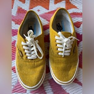 Sherpa-lined Corduroy Vans, Women’s size 9.5